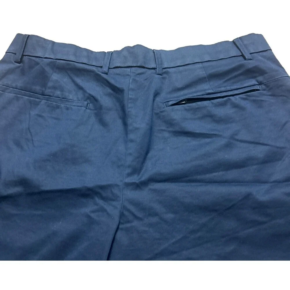Banana Republic Aiden Short Chino  Men's 35 Navy Blue 9